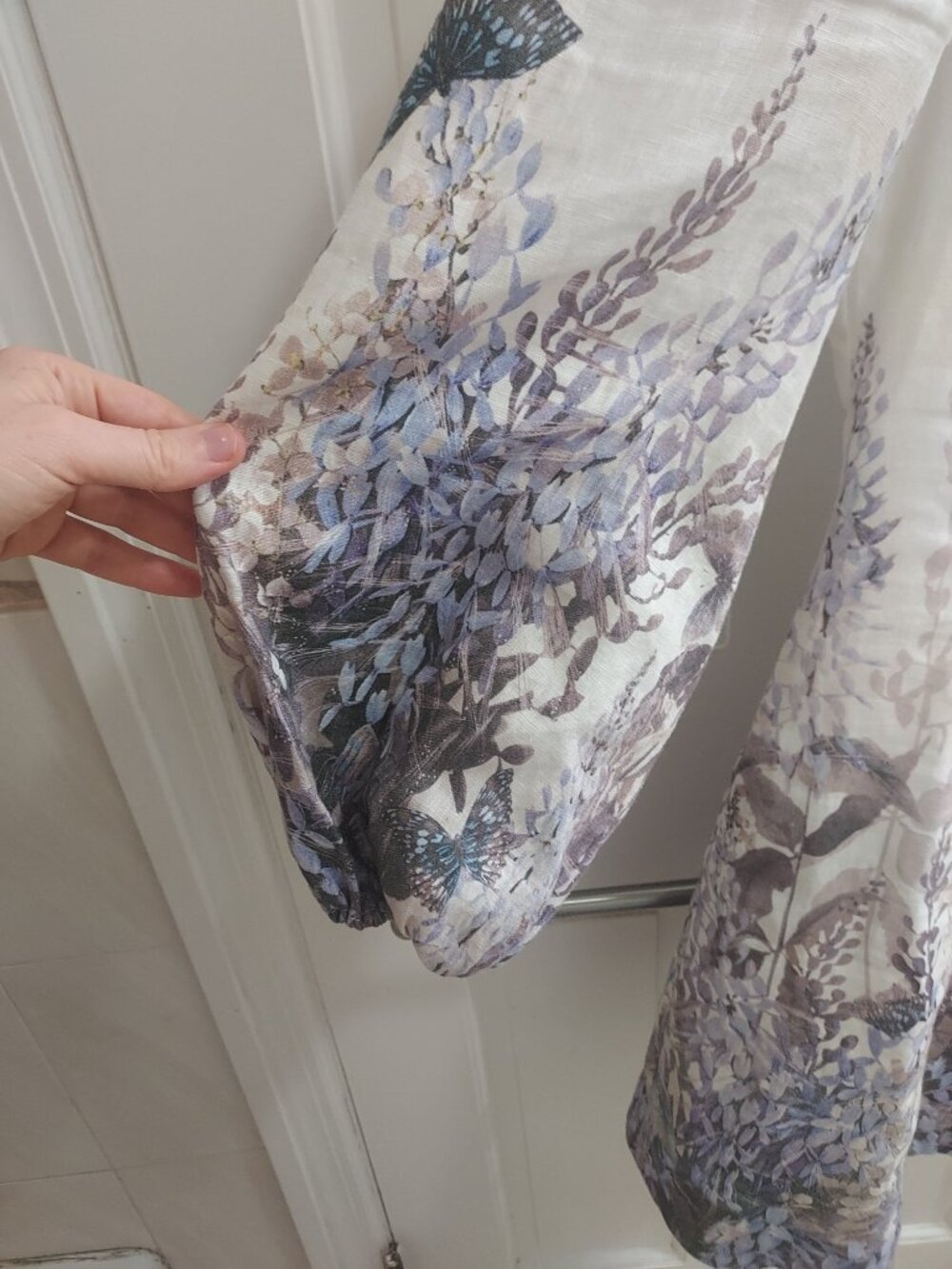 Zimmermann Butterfly Linen Wild Botanica Dress - Picture 4 of 13